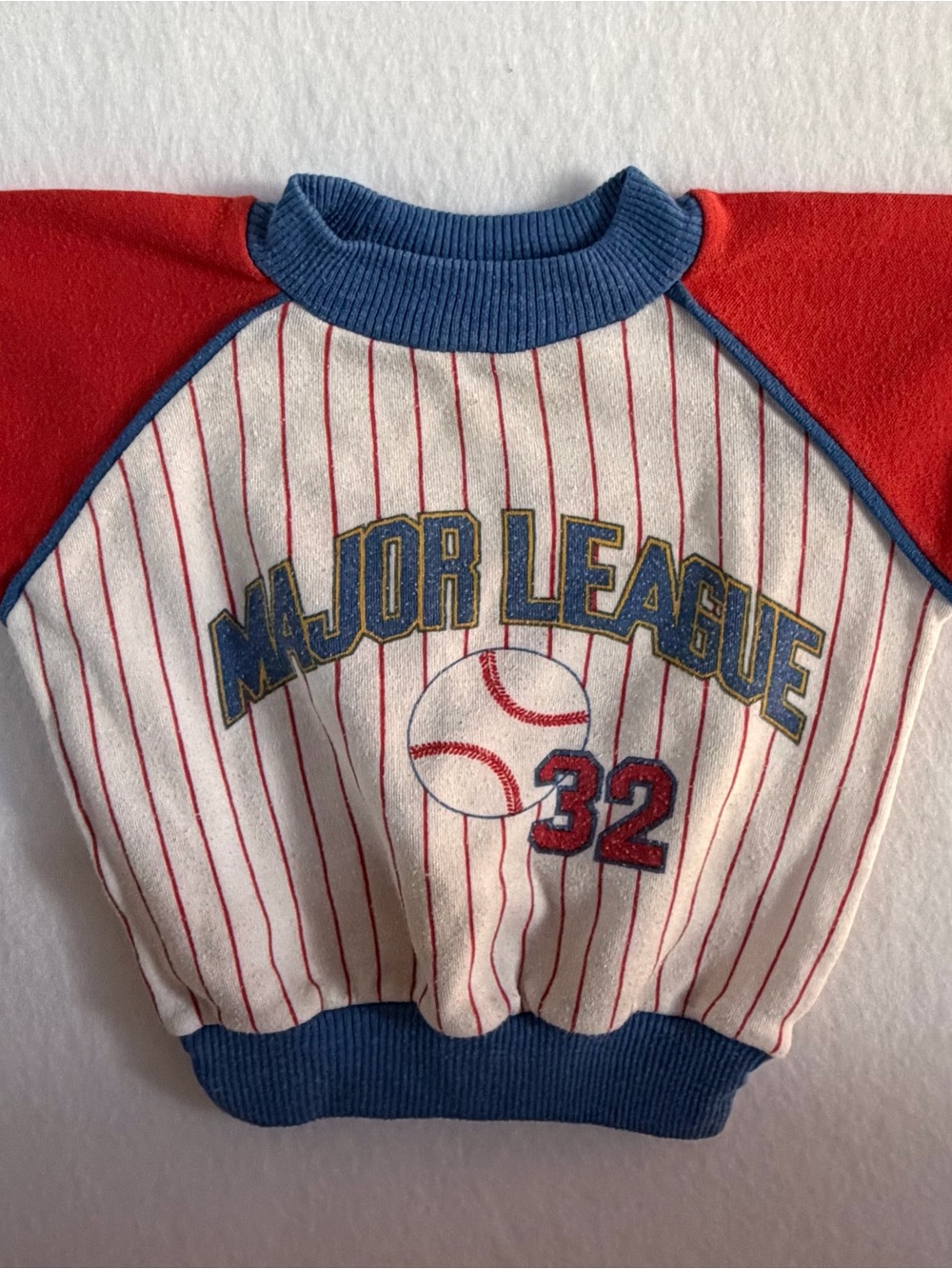 Vintage Hopscotch Red & Blue Major League Baseball Tee Size 12-18 Months